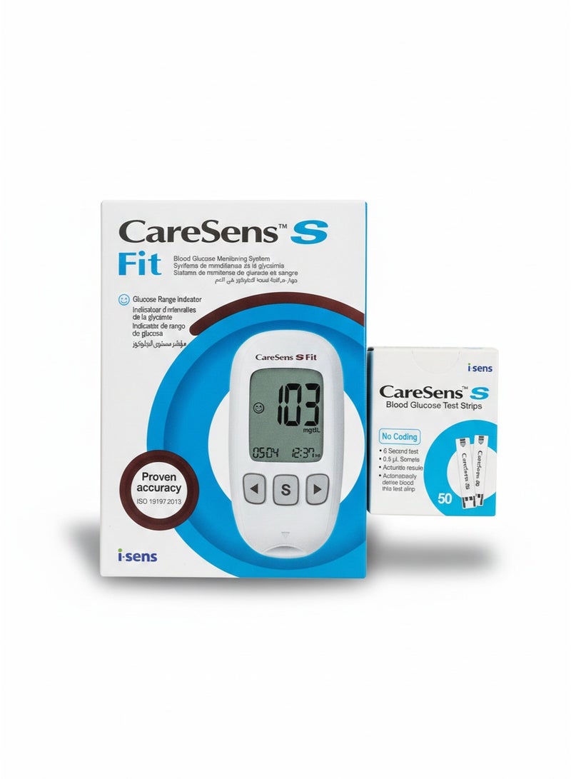 كيرسنس جهاز CareSens S Fit لقياس سكر الدم مصمم عشان يسهّل عليك المتابعة اليومية ويخليك مطمّن على صحتك في البيت أو أثناء الخروج - Image 3